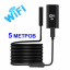 Эндоскоп для смартфона wifi беспроводной Kerui YPC99-5 метров, мягкий кабель, 8 мм диаметр (100811) Хмельницкий