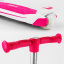 Самокат трехколесный с сидением Best Scooter MAXI PU колеса со светом 60 кг Pink and white (102932) Южноукраинск