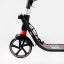 Двухколесный складной самокат фонарик 2 амортизатора Best Scooter 100 кг Black and red (114434) Полтава