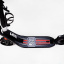 Двухколесный складной самокат фонарик 2 амортизатора Best Scooter 100 кг Black and red (114434) Полтава