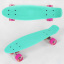 Скейт Пенни борд Best Board Turquoise Бирюзовый (74182) Киев