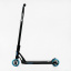 Самокат трюковый Best Scooter FEAR SCS система пеги алюминиевый диск и дека колёса PU 100 кг Black and blue (112900) Оріхів