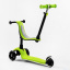 Самокат-велобег Best Scooter 3 в 1 колеса PU со светом сидение родительская ручка 50 кг Green (106696) Южноукраинск