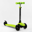 Самокат-велобег Best Scooter 3 в 1 колеса PU со светом сидение родительская ручка 50 кг Green (106696) Южноукраинск