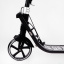 Двухколесный складной самокат фонарик 2 амортизатора Best Scooter 100 кг Black and white (114437) Ворожба