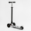 Самокат Best Scooter MAXI S 4 колеса PU СВЕТ Skulls and flowers 60 кг Разноцветный (111817) Костополь
