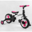Велосипед-трансформер детский родительская ручка съемные педали Best Trike 10" Black and Pink (105226) Доманёвка