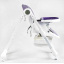 Стульчик для кормления Joy ПВХ 4 колеса White and Purple (145029) Гуляйполе