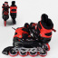 Роликовые коньки свет на переднем колесе Best Roller PU колёса 30-33 Red/Black (98927) Ахтырка