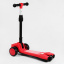 Самокат трехколесный складной руль свет звук дым Best Scooter MAXI 60 кг Red (111438) Жмеринка