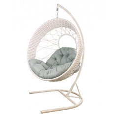 Підвісне крісло Сфера Люкс Рональд плетений кокон 190х120х72 см Софиевская Борщаговка