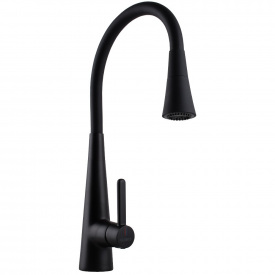 Смеситель для кухни Globus Lux LAZER Pro однорычажный, латунь (GLPR-203SM-BB)