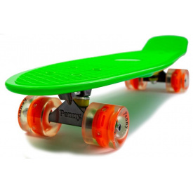 Пенни борд Penny 27 Green (cветящиеся колёса)