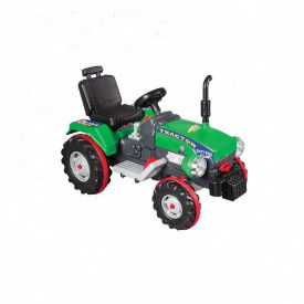 Трактор Pilsan 12V 66х102х54 см Зеленый (158883)