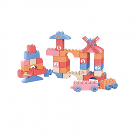 Детский конструктор Yufeng 78 деталей Разноцветный (164947)