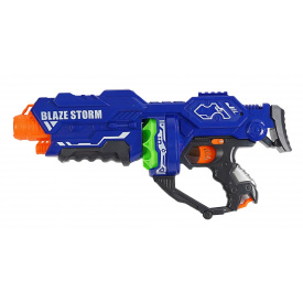 Автомат Yufeng Blaze Storm 12 мягких шариковых пуль Синий (85103)