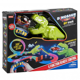 Детский гоночный трек LeeTa 143 детали Разноцветный (97594)