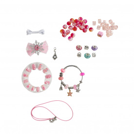 Игровой набор украшений Yufeng Jewelry Diy 62 элемента Розовый (158587)