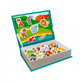 Игровой набор магнитов Magdum Магнитная история Животные 71 шт Разноцветный (132161)