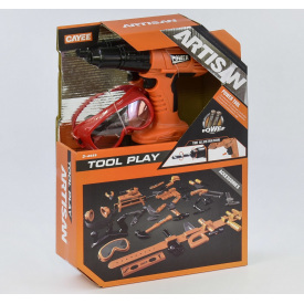 Детский набор инструментов Yufeng Tool Play 28х7,5х40,5 см Разноцветный (69956)