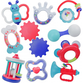 Набор погремушек Sunlike Baby Toys 9 шт Multicolor (108236)
