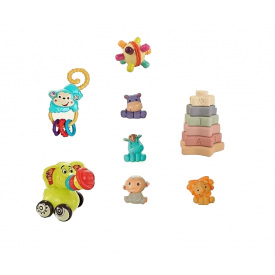 Набор погремушек Huanger 8 шт Multicolor (123080)