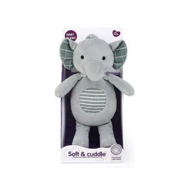 Ночник-игрушка Baby Sunki Слоник 16х13х31 см Серый (138997)