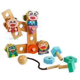 Деревянная игра Zebra Story 21 элемент Разноцветный (126281)