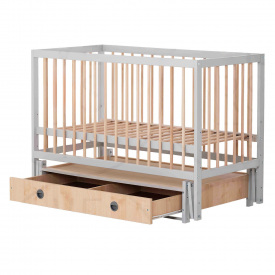 Кроватка детская София 120х60 см Серо-коричневый (143650)