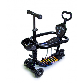 Самокат детский Scooter 5 in 1 Universe Черный (1926379865)