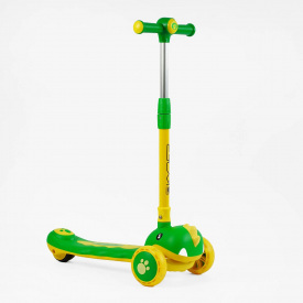 Самокат трехколесный Skyper PU колеса 125 х 40 мм Green and Yellow (153420)