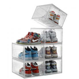 Набор из 6 шт штабелированных пластиковых органайзеров Urbanset для ботинок и обуви