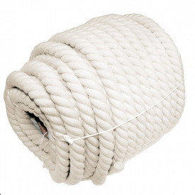 Канат хлопчатобумажный Господар Ø26.0 мм 50 м White (92-0543)