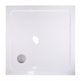 Душевой поддон BRAVO BOBR 1000х1000 квадратный, белый (000028412)