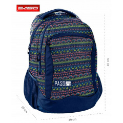 Рюкзак молодіжний Paso 18-2808PC16 20L Синій Харків