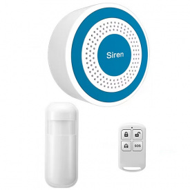 Локальная беспроводная система сигнализации с сиреной Nectronix PE-519-B 1 датчик 1 пульт (100214-888-890)