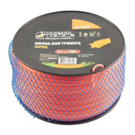Леска для триммера MASTERTOOL Звезда 2,40 мм 248 м катушка (19-1924)
