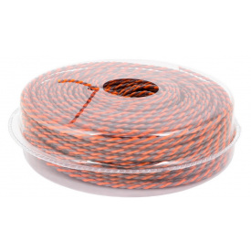 Леска для триммера бесшумная MASTERTOOL SPIRAL 3.00 мм 57 м двухцветная (19-1614)