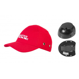 Каскетка защитная MASTERTOOL 0,27x0,19x0,155 Red (81-2003)