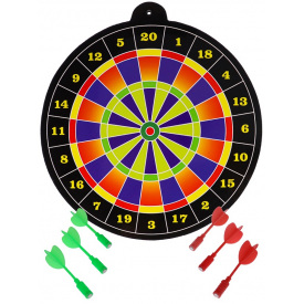 Детский дартс магнитный Yufeng 30.5 см 6 дротиков Разноцветный (154807)