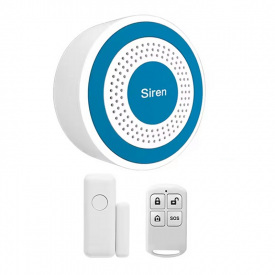 Локальная беспроводная система сигнализации с сиреной Nectronix PE-519-А 1 датчик 1 пульт (100214-889-890)