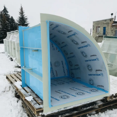 Купель угловая из полипропилена для бань и саун Чернигов