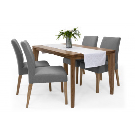 Ранер доріжка жаккардова сервірувальна на стіл Лавандін-3 (40 × 150 см, поліестер, білий) IMI