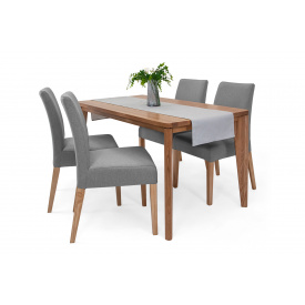 Ранер доріжка сервірувальна на стіл Аніс-3 (40 × 150 см, бавовна, в горох, сірий) IMI