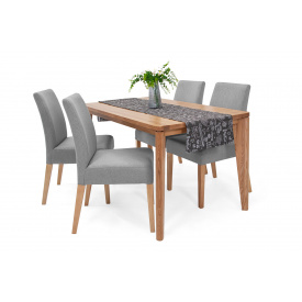 Ранер доріжка сервірувальна на стіл Ірис-3 (40 × 150 см, бавовна, паста, чорний) IMI