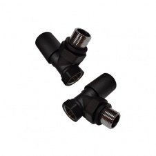 Кран радиаторный Polywarm 1/2" угловой, стальной
