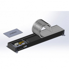 Внутрипольный конвектор Cooltherm Altherm 1250x180 с принудительной конвекцией