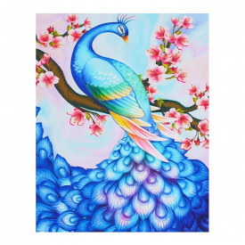 Алмазная мозаика TK Union Group Волшебная пава 40х50 см Разноцветный (150189)