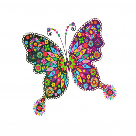 Алмазная мозаика TK Union Group Весенняя бабочка 40х50 см Разноцветный (150190)