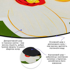 Вологопоглинаючий килимок Sticker Wall 50х80 см Зелено-білий (SW-00002547) Херсон